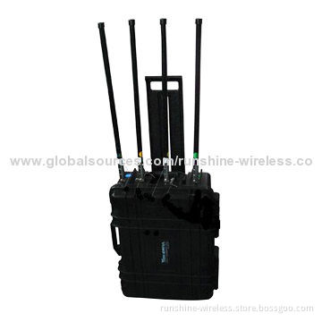 Four Bbband CDMA/GSM/DCS/PHS High Power Mobile Phone Signal Jammer
